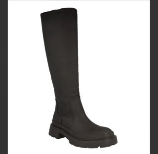 Bota engomada negra:37,39 y 40 de segunda mano por 36 EUR en Badajoz en  WALLAPOP