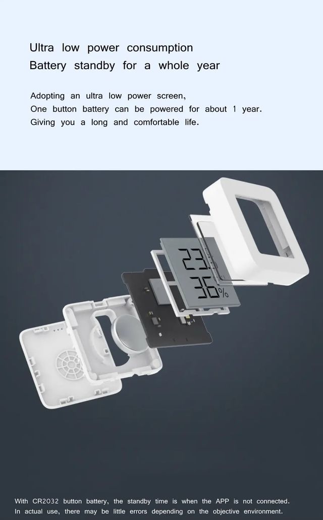 XIAOMI Mijia Termometro igrometro Bluetooth Smart
