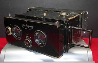 644-Cámara estereoscopica ICA POLYSCOP, c1910
