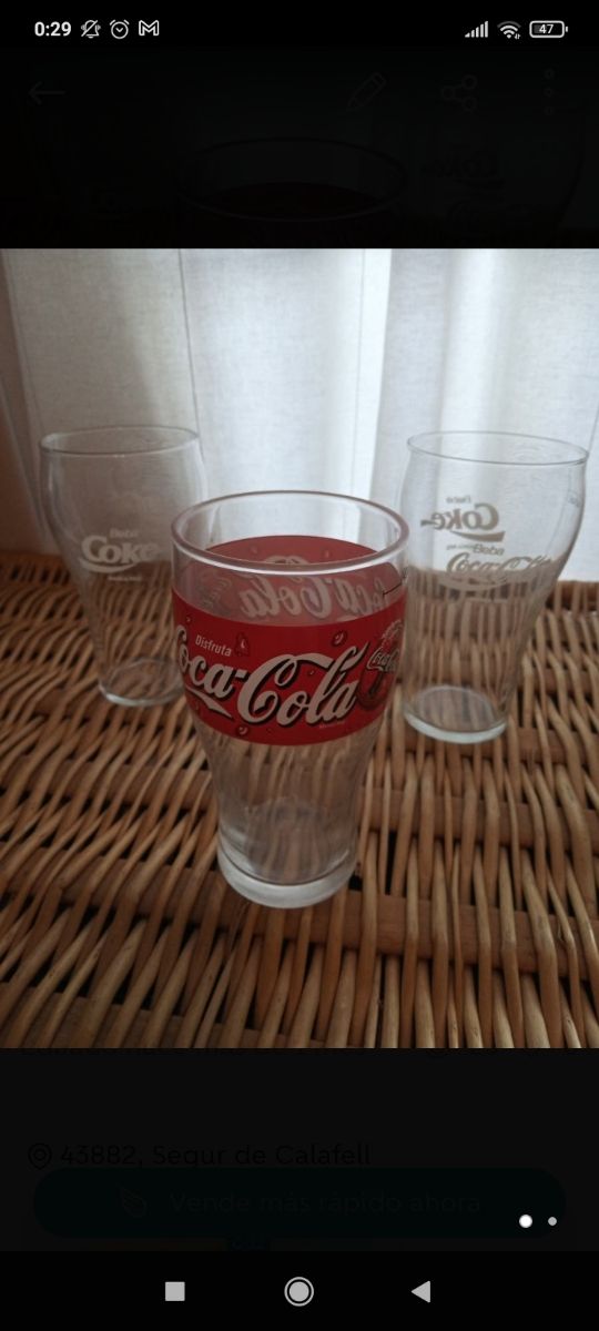 vasos Cocacola