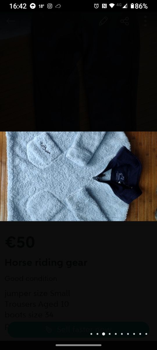 Ropa de Equitación/Horse riding gear