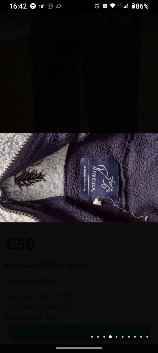 Ropa de Equitación/Horse riding gear