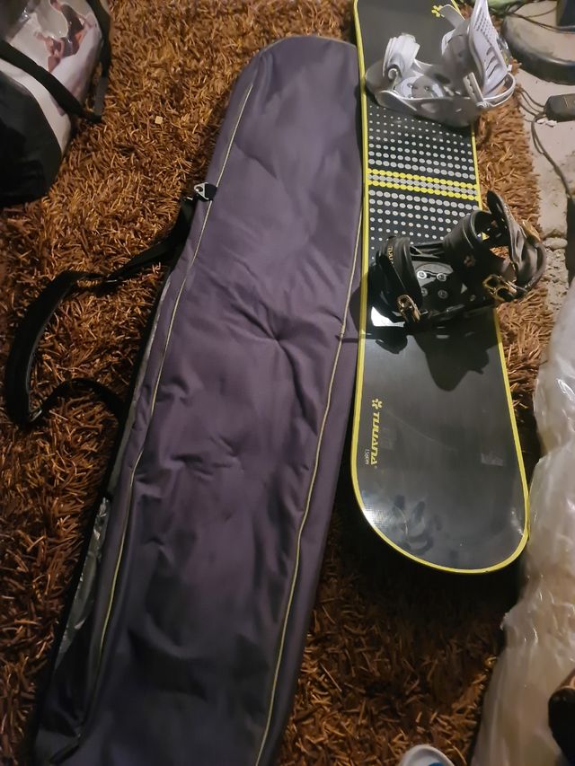 tabla de snow Tijuana con funda a juego