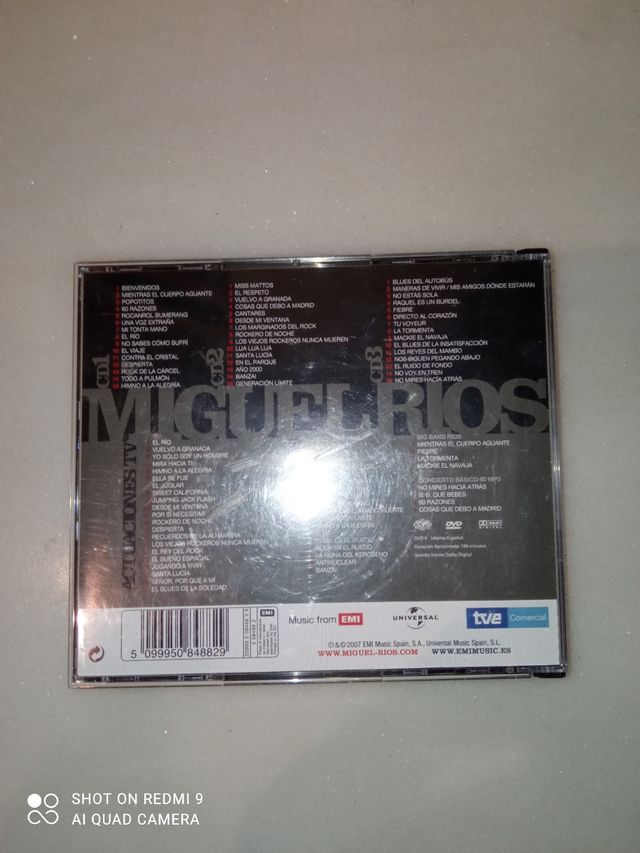 Miguel Ríos 45 canciones esenciales 3CD + DVD