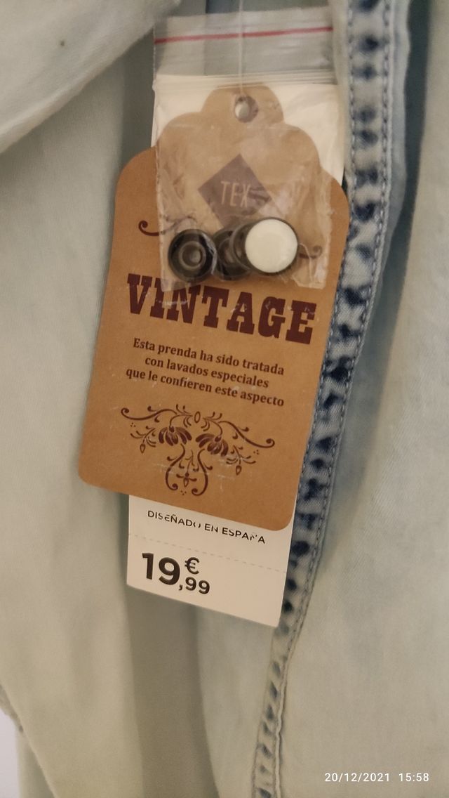camisa vaquera 10€