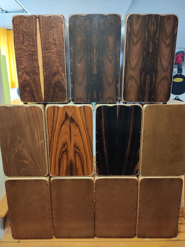 Cajón Flamenco FUSION modelo ESCENARIO granadillo