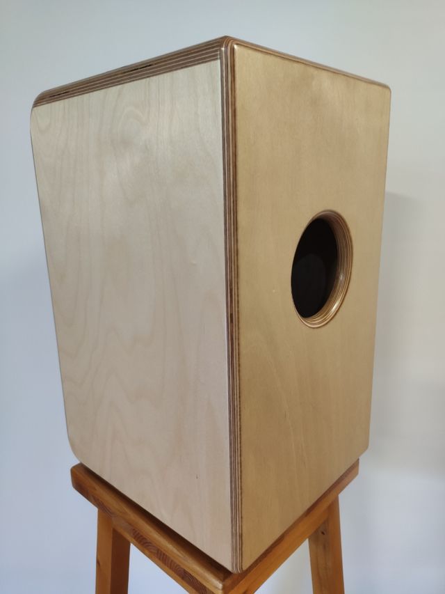 Cajón flamenco FUSION modelo CASA HERMANDAD ébano