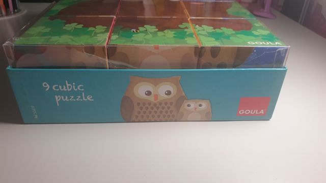 Puzzle cubos animales