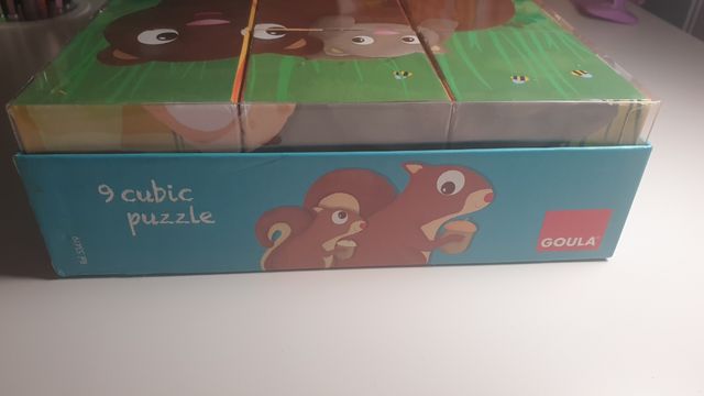 Puzzle cubos animales