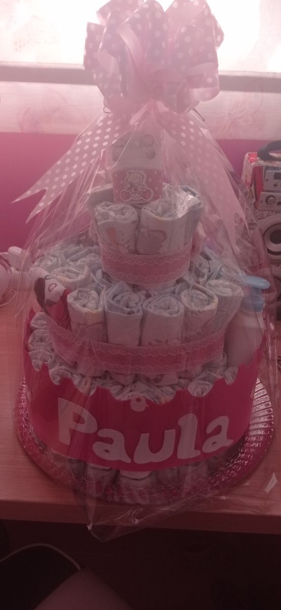 tarta pañales personalizadas