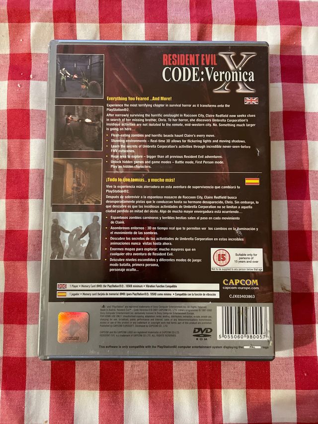 Resident Evil Code Verónica Ps2