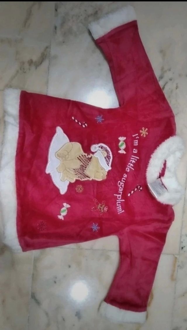 Traje mamá papá Noel para bebe 9-12 meses Disney
