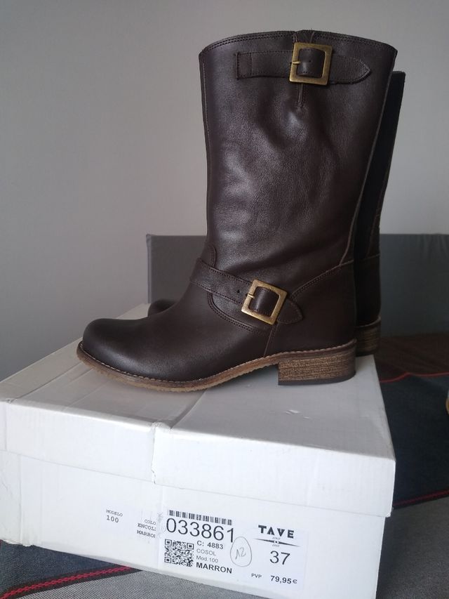 Botas piel mujer