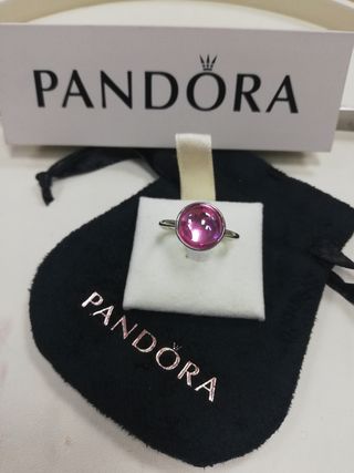 Anillo gota poética Pandora de segunda mano por 44,25 EUR en Sevilla en  WALLAPOP