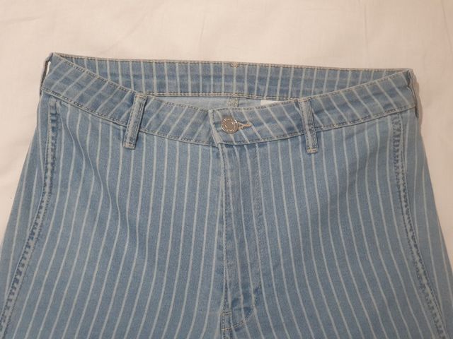 leggings vaqueros tiro alto h&m