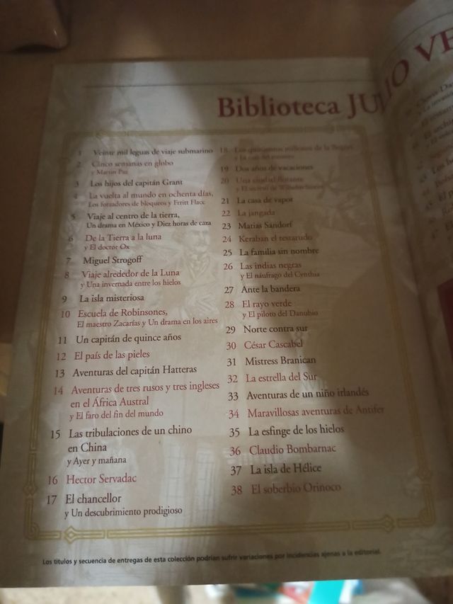 Colección completa Julio Verne