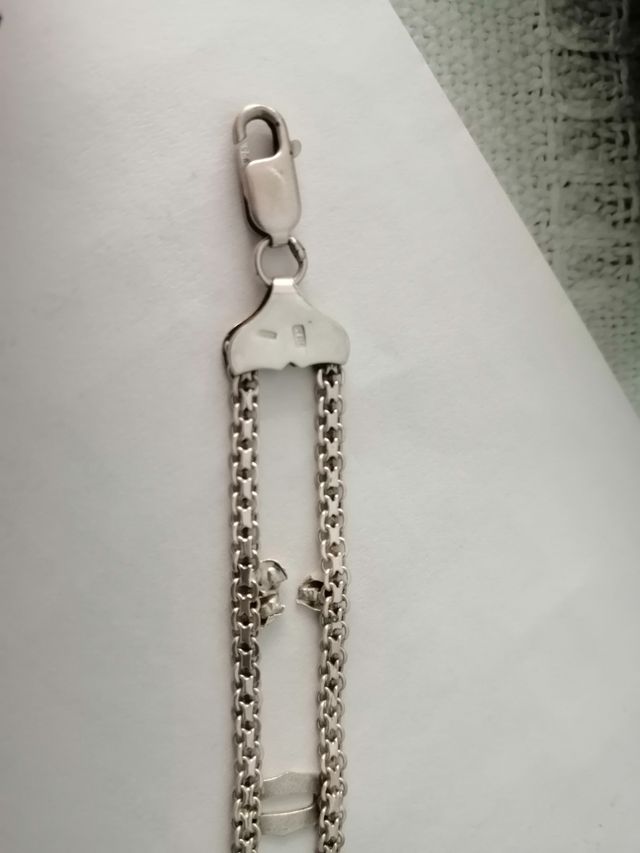 pulsera de plata de ley con nombre