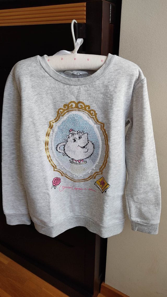 Sudadera niña Bella y Bestia T 8/10 años