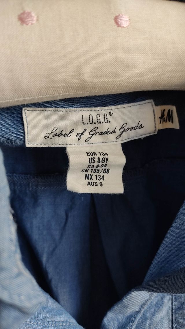 Vestido vaquero T 8/9 años