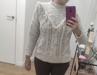 Jersey mujer flecos cortefiel de segunda mano por 22 EUR en Sevilla en  WALLAPOP