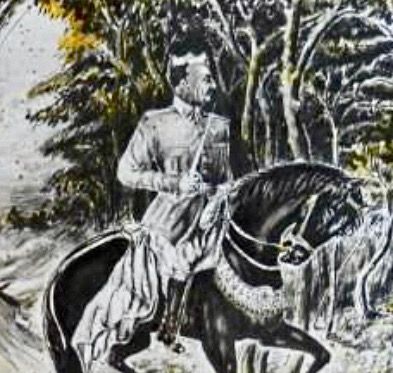 Franco, guerra civil, muy rara postal coloreada.