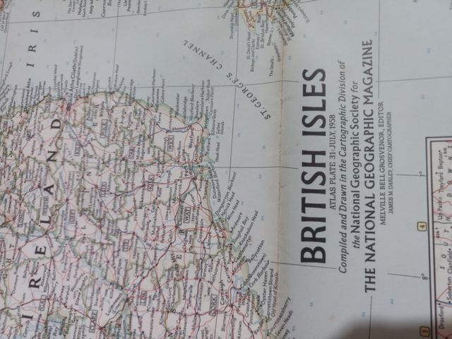 Lot Mapes inèdits National Geogr En molt bon estat