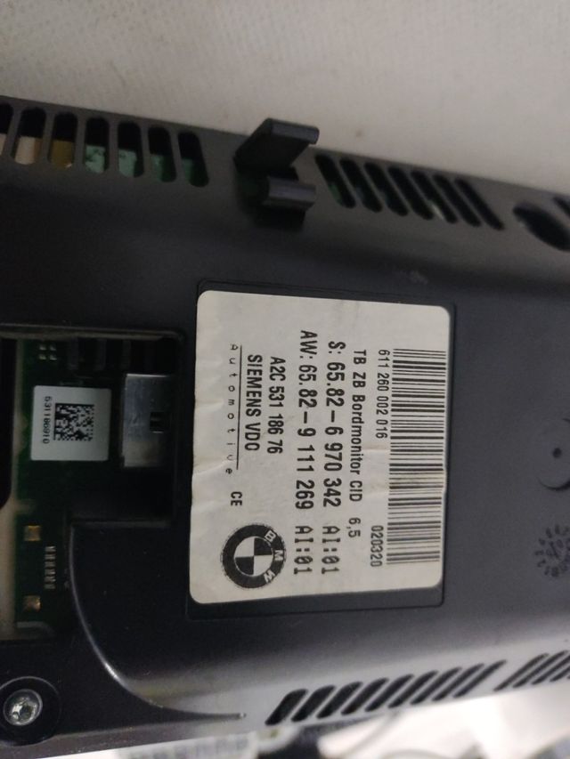 pantalla BMW serie 5 e60
