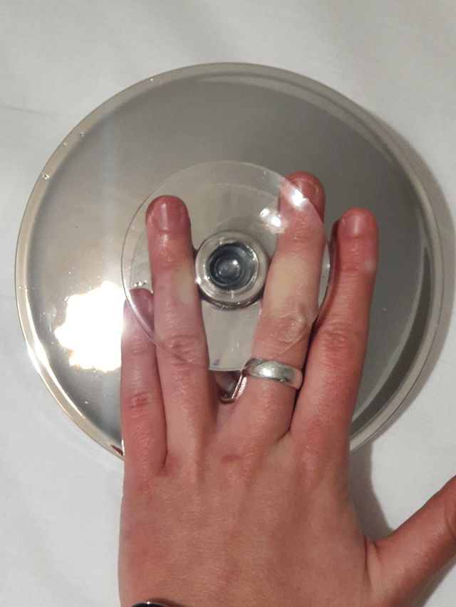 espejo con ventosa para maquillaje