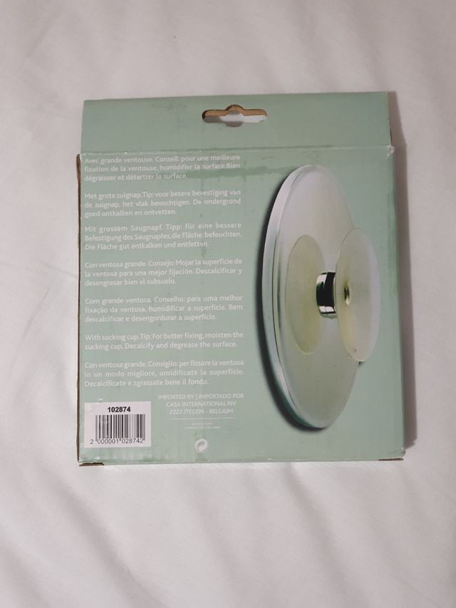 espejo con ventosa para maquillaje