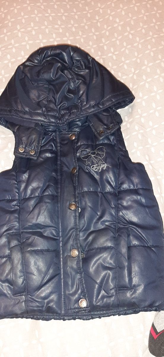 chaleco acolchado niña