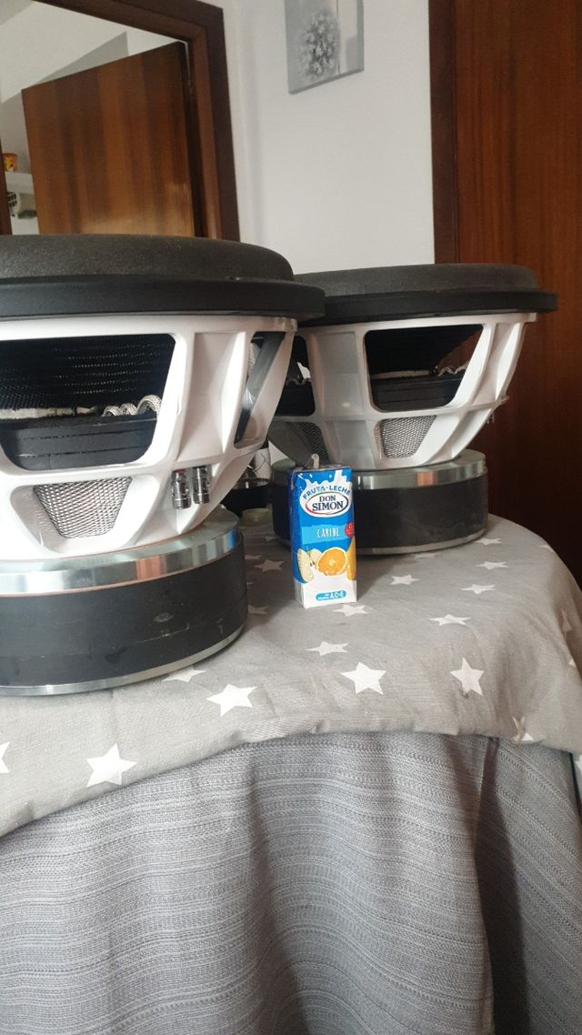 amplificador y subwoofer de competicion gama alta