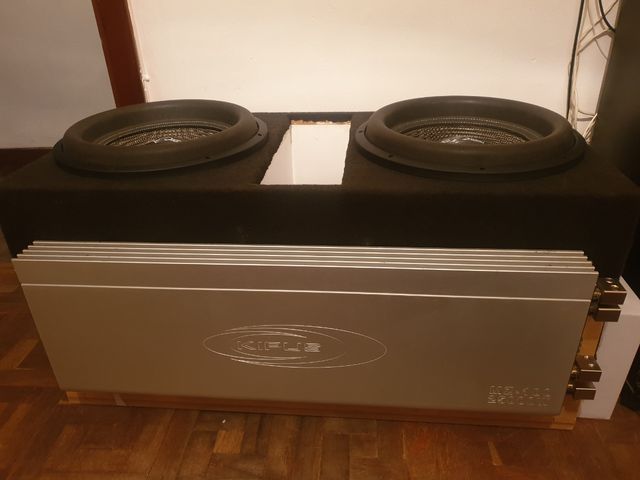 amplificador y subwoofer de competicion gama alta