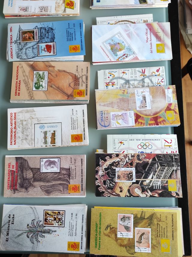 Coleccion sellos oficial filatelia de 1982 al 1997