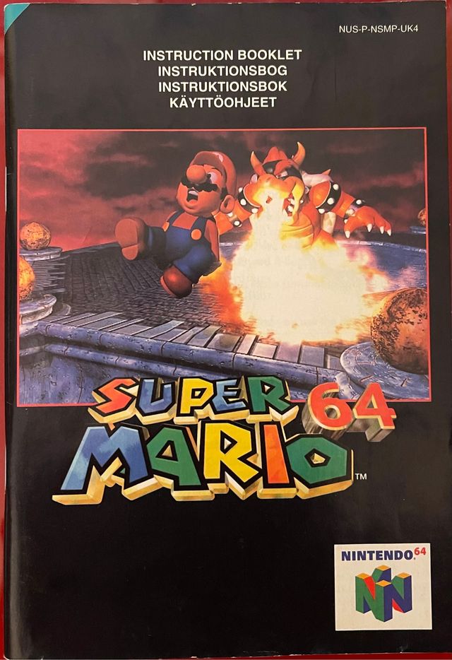 Manual Mario Nintendo 64