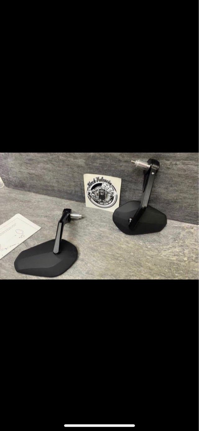 Café racer juego de espejos retrovisores manillar