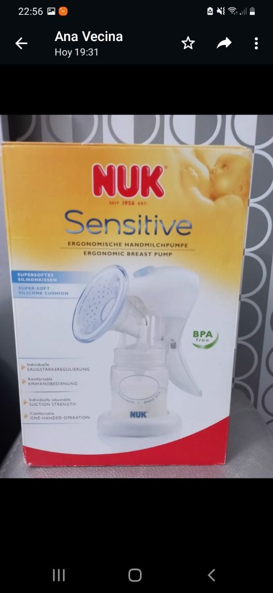 vendo extractor de leche nuk