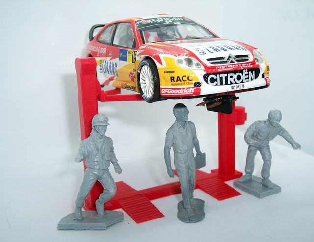 Elevador taller para Scalextric