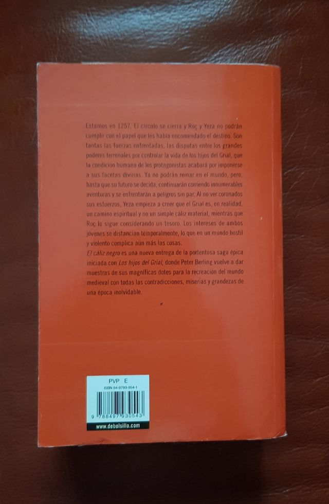 Novela histórica de Peter Berling 2 x 5 €