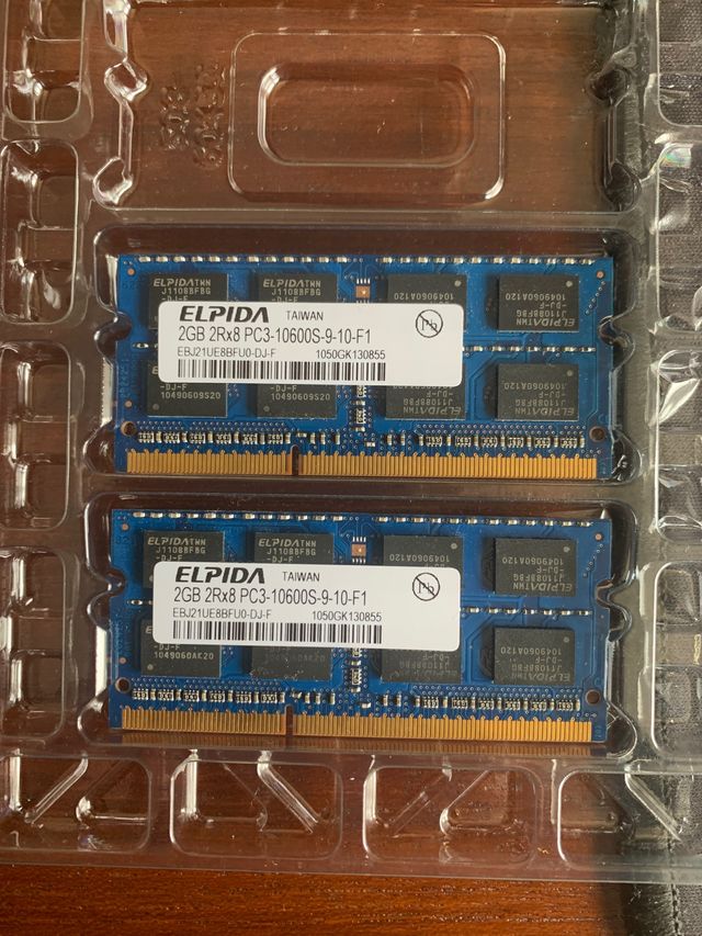 Memoria RAM iMac 2GB x2