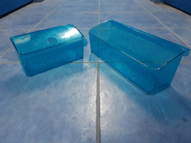 ❄ 2 Easy Store, 2 contenitori frigo e coperchio