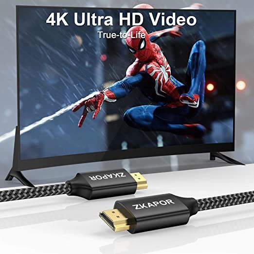 Cavo HDMI 4K da 2 m, cavo HDMI 2.0 NUOVO DI ZECCA