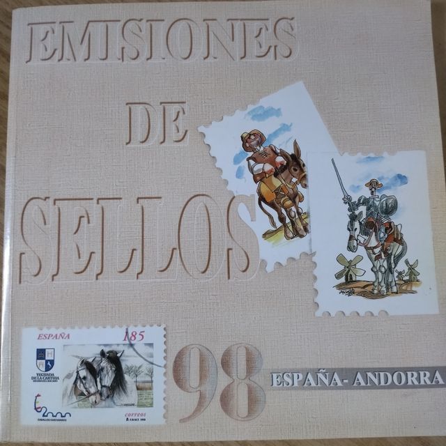 Emisión Correos 1998 Sellos España y Andorra