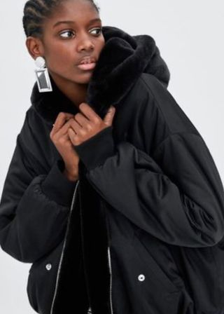 Chaqueta bomber reversible Zara XS de segunda mano por 25 EUR en Madrid en  WALLAPOP