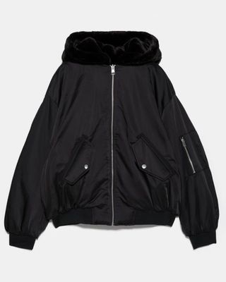 BOMBER REVERSIBLE EFECTO PELO | ZARA Guatemala