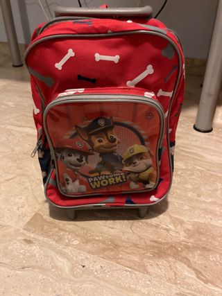Mochila con ruedas patrulla canina de segunda mano por 6 EUR en Rubí en  WALLAPOP