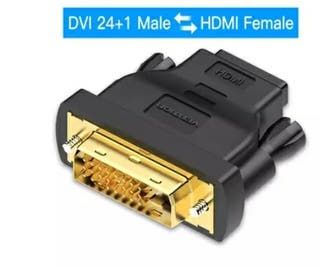 Adaptador DVI Macho a HDMI Hembra PC FUENGIROLA