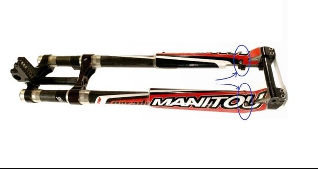 Abrazadera suspensión Manitou