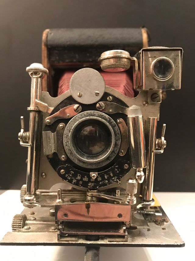 Foto di macchine vintage soffietti molto vecchi