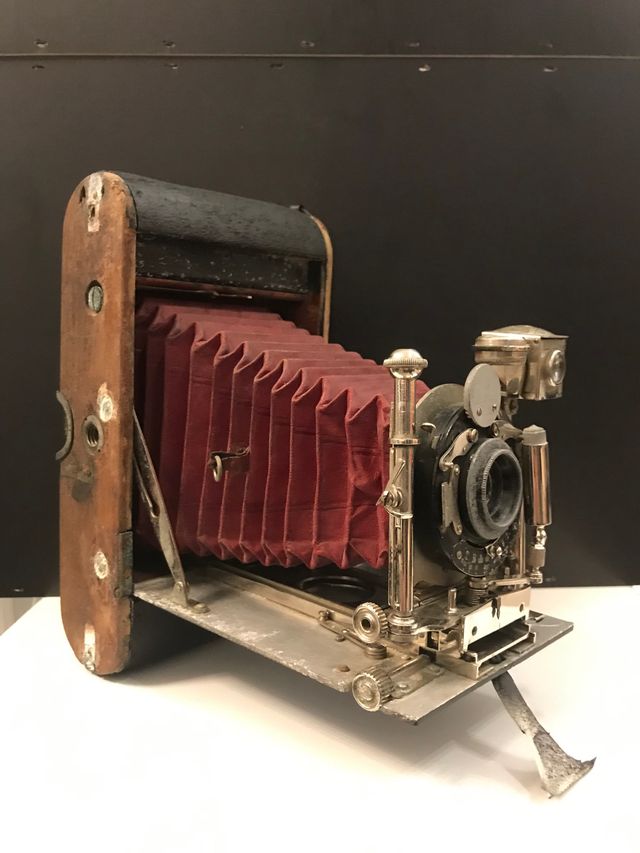 Foto di macchine vintage soffietti molto vecchi