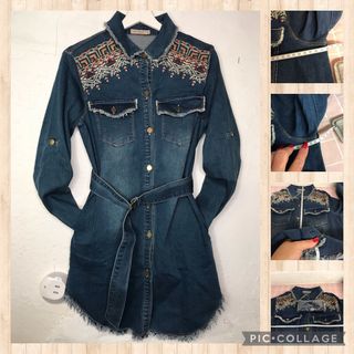 VESTIDO TEJANO Lass Girl  TALLA S LYCRA